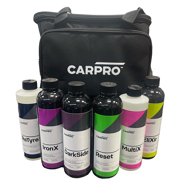 Kit Lavagem e Detalhamento Completo + Bolsa Térmica CarPro