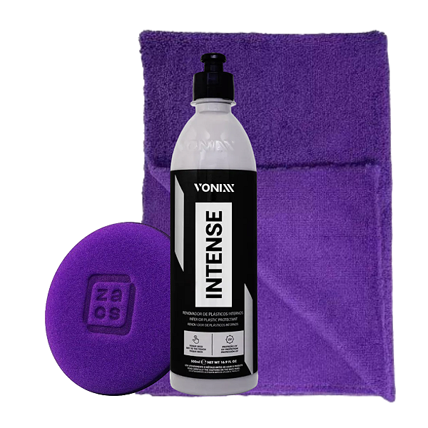 Kit Intense + Aplicador de Espuma + Microfibra Zacs