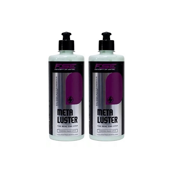 Kit 2 Meta Luster Composto Polidor Multiuso 473ml Soft99