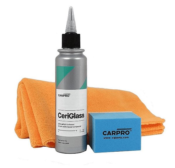 Kit De Polimento Para Vidros Ceriglass 150ml Carpro
