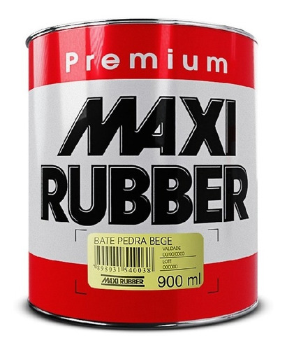 Bate-Pedra Bege 1/4 900ml  Maxi Rubber