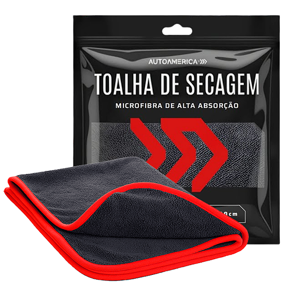 Toalha de Secagem Alta Absorção 90x60cm 600gsm Autoamerica