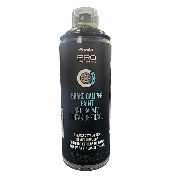 Tinta Spray Para Pinça de Freio Preto Brilhoso 400ml PRO MTN