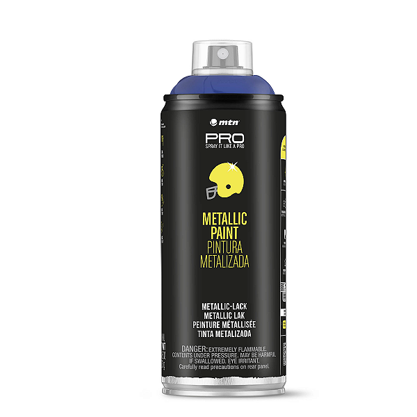 Tinta Spray Metálica Azul Escuro 400ml PRO MTN