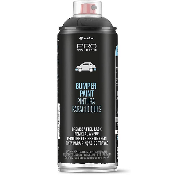 Tinta Spray Bumper Preta Texturizada 400ml PRO MTN