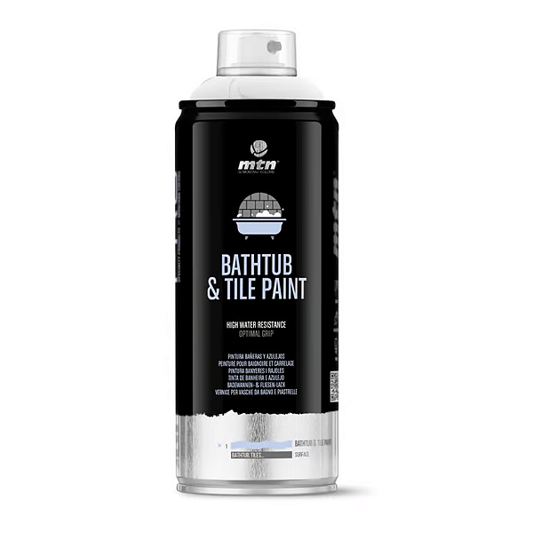 Tinta Spray Para Banheiras e Azulejos 400ml PRO MTN