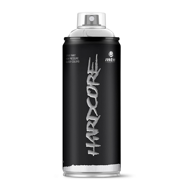Tinta Spray Hardcore Prata Cromado 400ml MTN