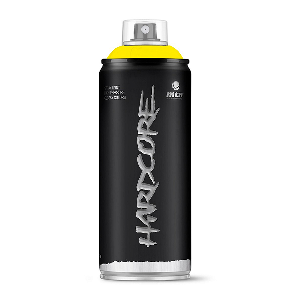 Tinta Spray Hardcore Amarelo Claro 400ml MTN