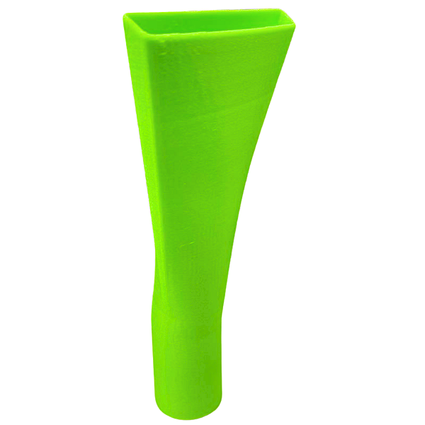 Bico Largo Para Aspiradores D25 20x12cm Verde NR Estética