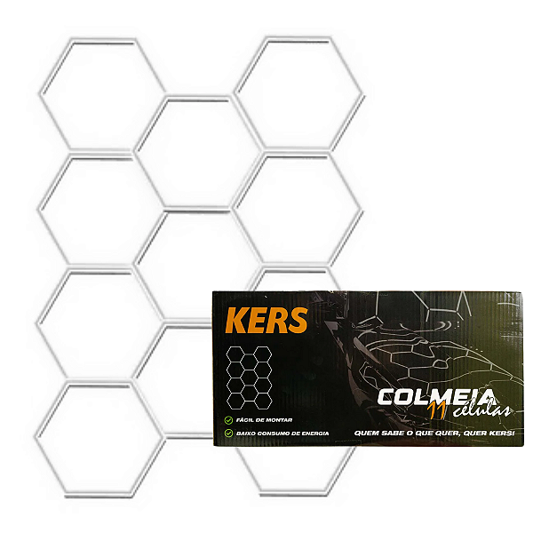 Iluminação em Colmeia 11 Células Branca Bivolt 368W Kers