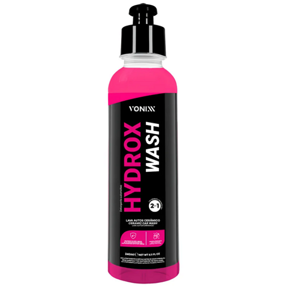 Lava Autos c/ Proteção Cerâmica 240ml Hydrox Wash Vonixx