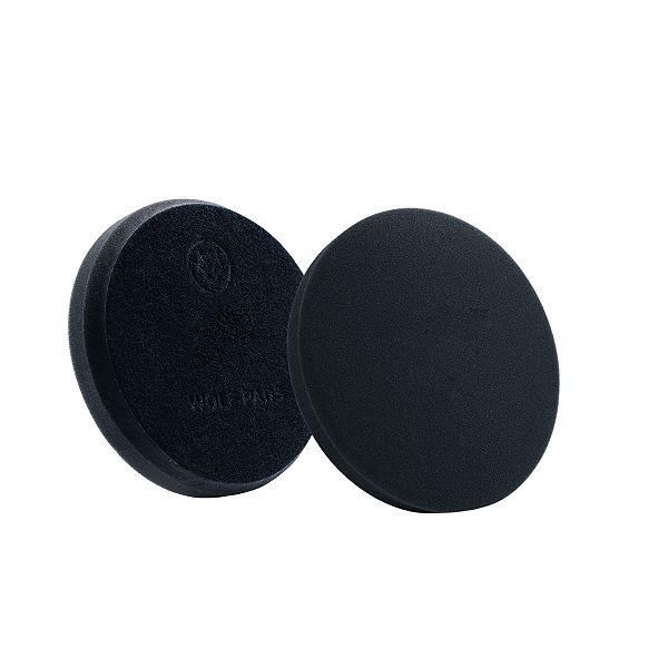Boina de Espuma Preta Soft Pad Lustro 3" Wolf Pads