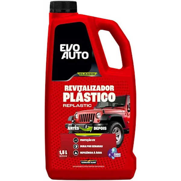 Revitalizador De Plástico Replastic 1,5 L Evo Auto