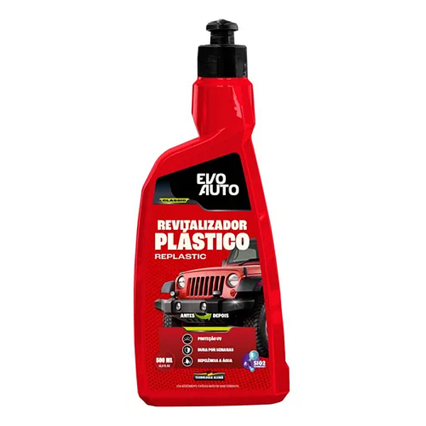 Revitalizador De Plásticos Externo Replastic  EvoAuto 500 ML