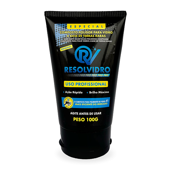 Composto Polidor Para Vidros Pronto Uso 100g Resolvidro