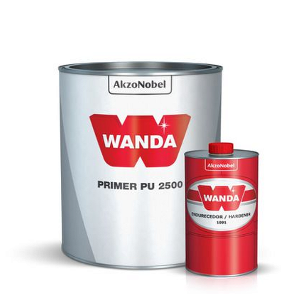 Kit Primer PU 2500 788ml + Catalisador PU 1091 112ml Wanda
