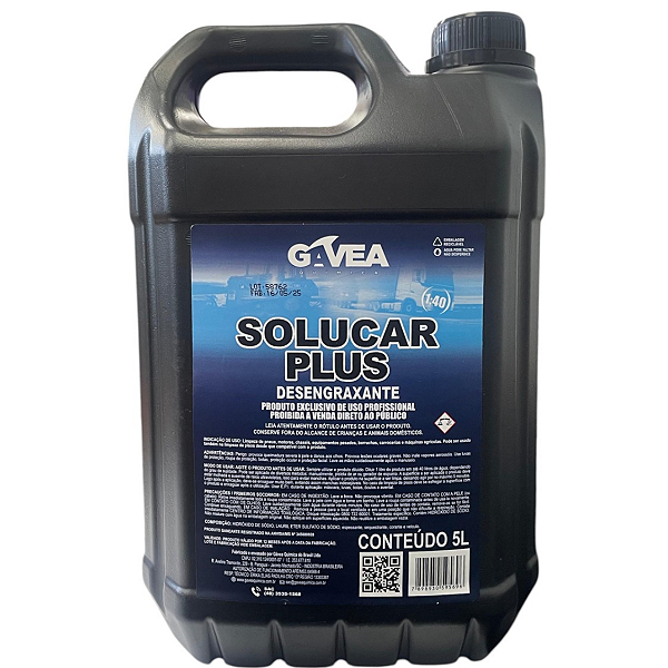 Desengraxante Solucar Plus 5L 1:40 Gávea Química