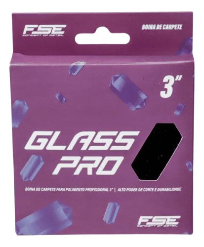 Boina de Carpete p/ Polimento de Vidros 3" Glass Pro Soft99