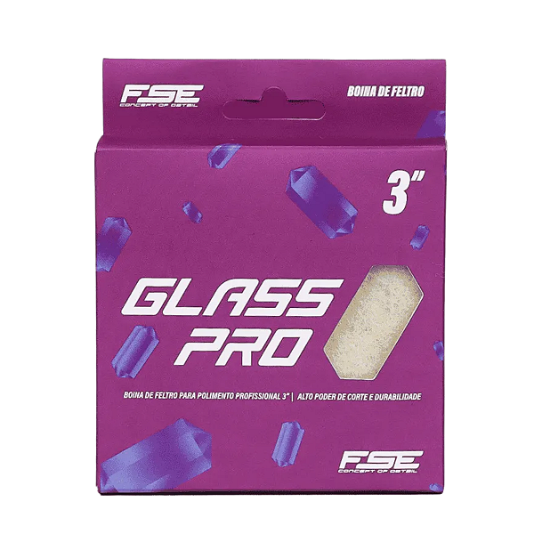 Boina de Feltro p/ Polimento de Vidros 3" Glass Pro Soft99