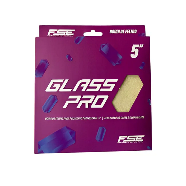 Boina de Feltro p/ Polimento de Vidros 5" Glass Pro Soft99