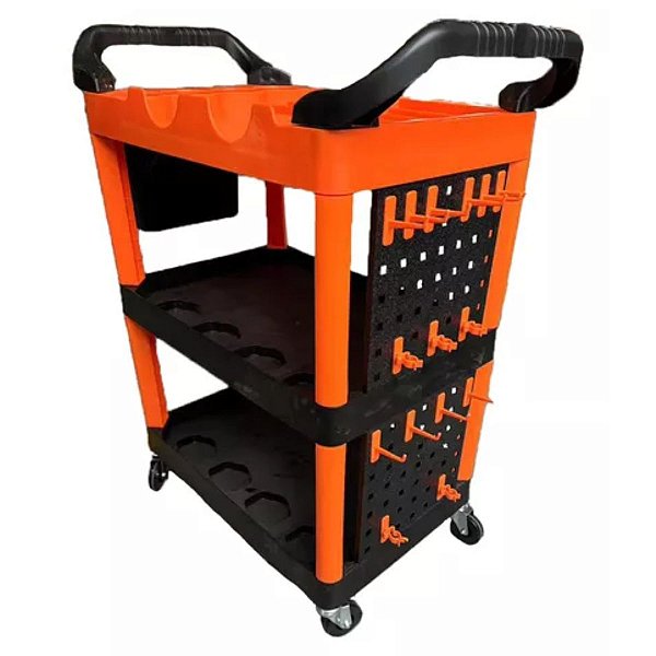 Carrinho Hercules p/ Ferramentas (Preto e Laranja) Kers