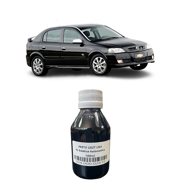 Tinta Poliéster Aerógrafo Preto Liszt Lisa 100ml Nr Estética