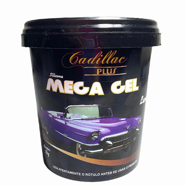 Silicone Automotivo Mega Gel Lavanda 1kg Cadillac