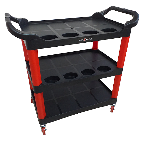 Carrinho Reforçado 3 Andares 360 Detailers Mecânico Sigma