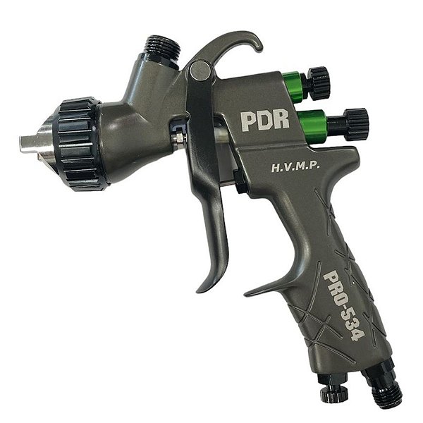 Pistola Pintura Grav. HVMP B. 1,7mm 600ml Copo Branco