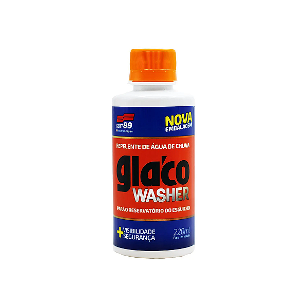 Repelente de Água Para o Esguicho Glaco Washer 220ml Soft99