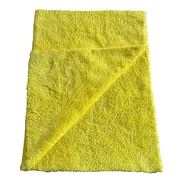 Pano de Microfibra Super Soft Amarelo 450gsm 40X60cm Auto Crazy