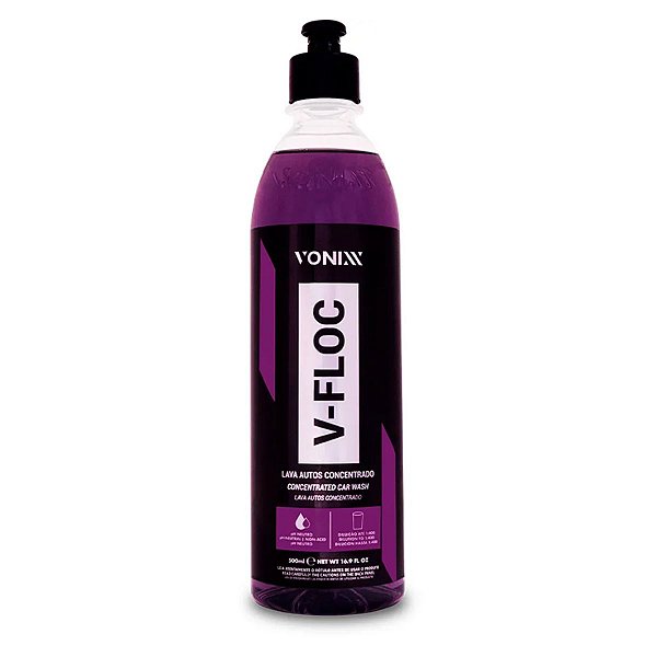 Shampoo Automotivo Lava Auto V-floc Concentrado 500ml Vonixx