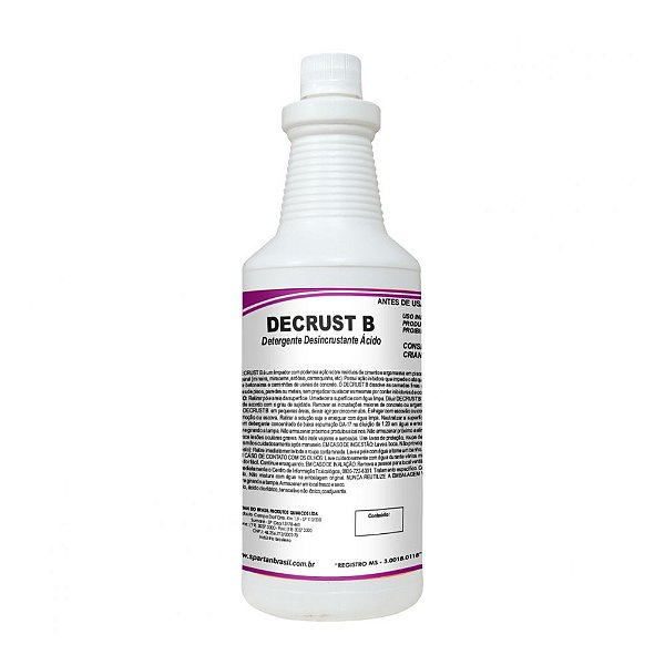 Decrust B Detergente Desincrustante 1L Spartan