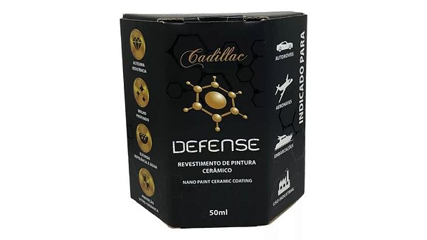 Kit Vitrificador Defense Revestimento Cerâmico 50ml Cadillac