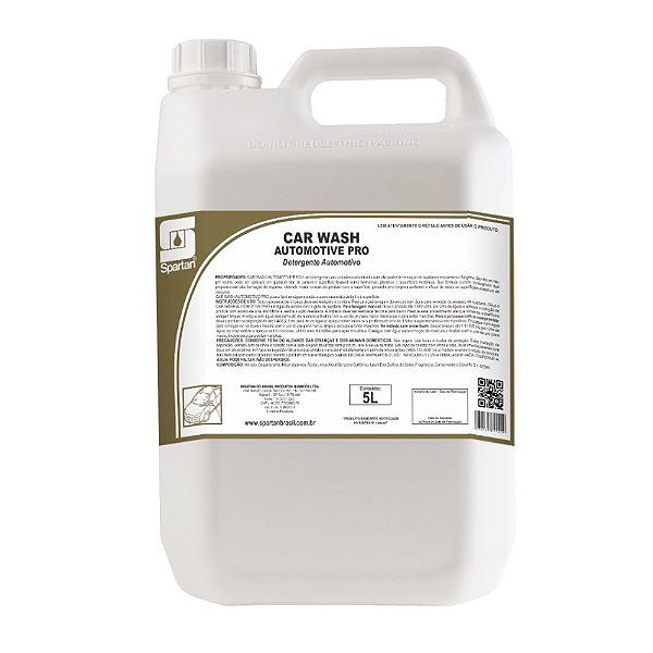 Car Wash Automotivo Pro 5 Litros Spartan