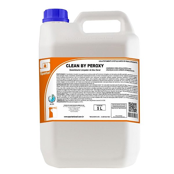 Clean By Peroxy Limpador Concentrado de Uso Geral 5L Spartan