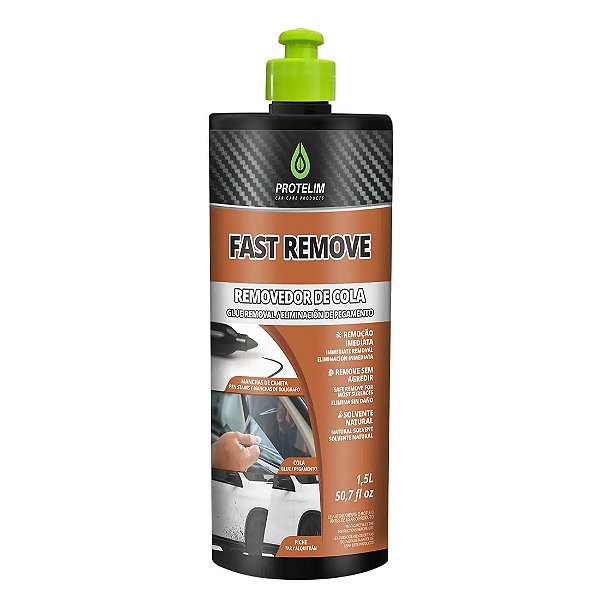 Fast Remove 1,5L Remove Cola Piche Caneta Chiclete Protelim