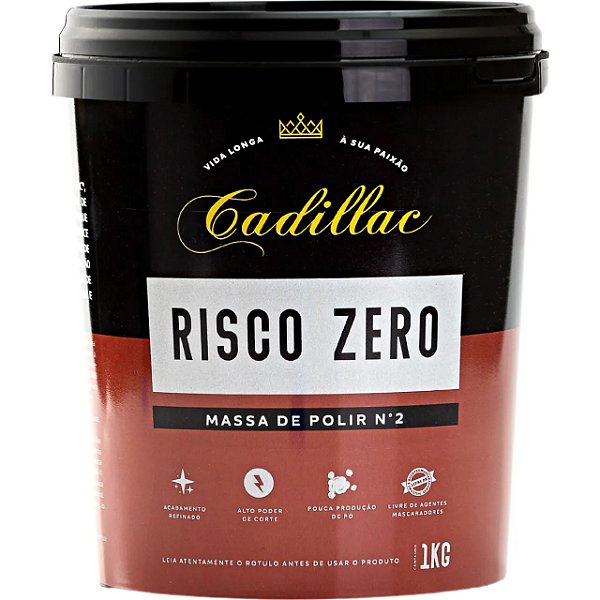 Massa De Polir N2 Risco Zero 1kg Cadillac