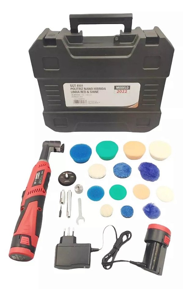 Politriz Nano Hibrida 300w Red & Shine Bivolt 8101 Sigma