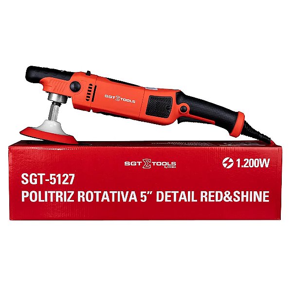 Politriz Rotativa 5pol Red&Shine 1.200W SGT5127 Sigma 220V