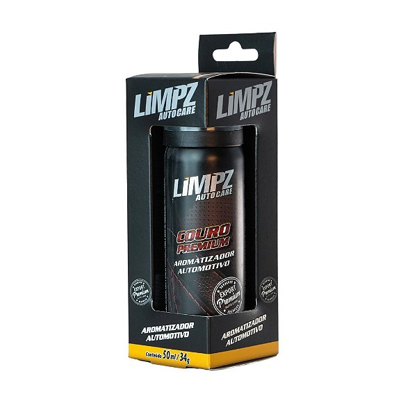 Aromatizador Automotivo Limpz Auto Aroma Couro Premium