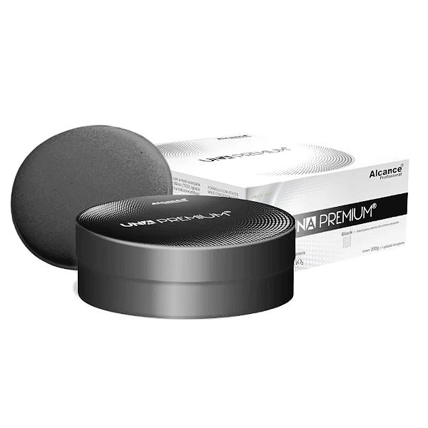 Cera Automotiva Pasta Wax Una Premium Black 200g Alcance