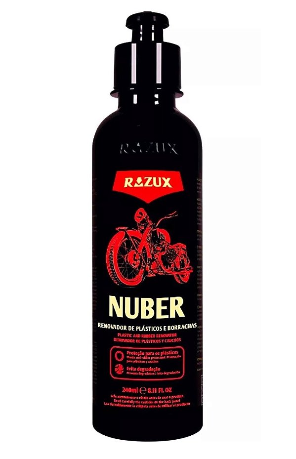 Renovador de Plásticos e Borracha Nuber 240ml Razux