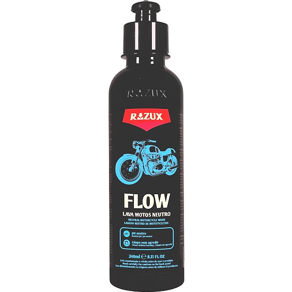 Shampoo Lava Motos Concentrado Flow Neutro 240ml Razux