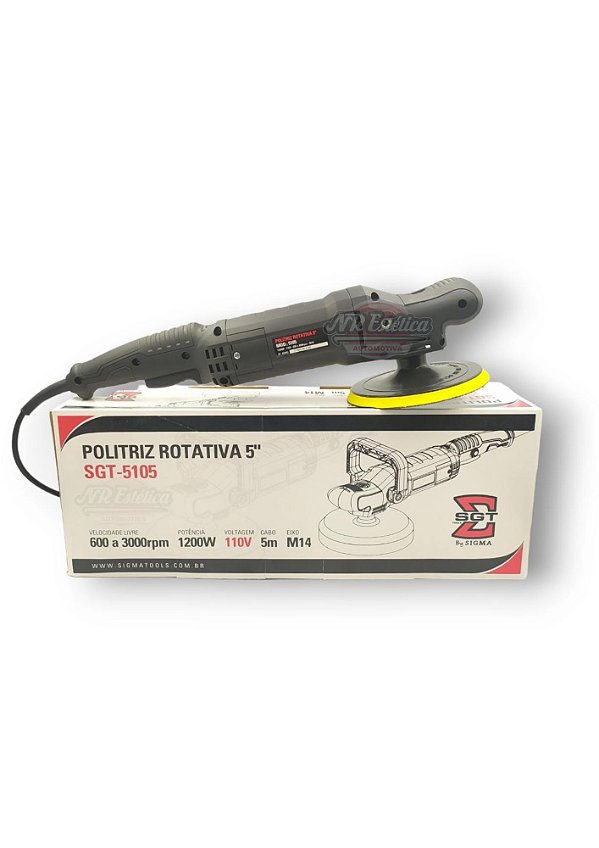 Politriz Rotativa 6 polegadas SGT5105 1200W 220V Sigma Tools