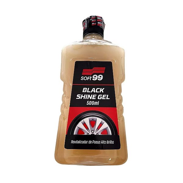 Revitalizador De Pneus Pretinho Black Shine Gel 500ml Soft99