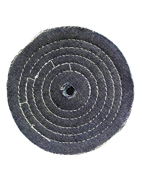 Roda Jeans Costurado 150mm Polimento de Metais Auto Crazy