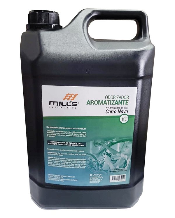 Odorizador Aromatizante Carro Novo 5 litros Mills