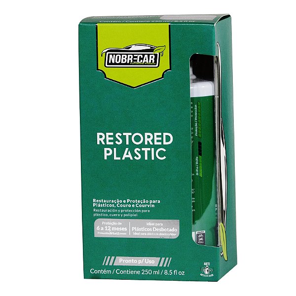 Restaurador de Plásticos Restored Plastic 250ml Nobre Car