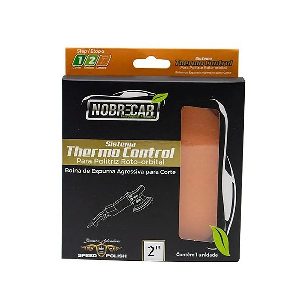 Boina Espuma Corte 2" Roto Orbital Thermo Control Nobre Car